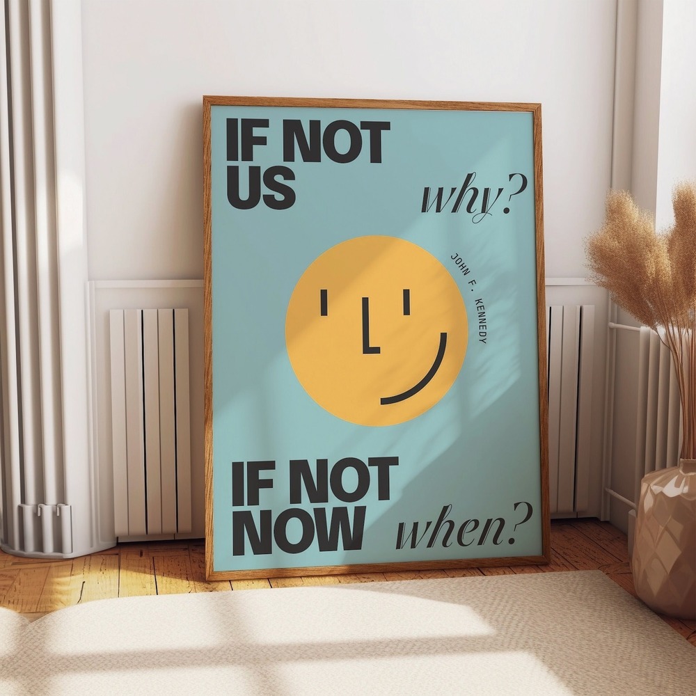 Playfully Inspirational- JFK Quote Art